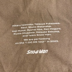 【決まりました】snowman トートバッグの画像