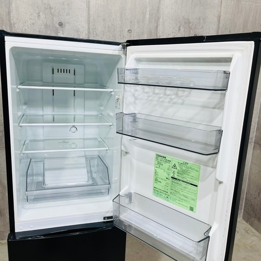 来店値下げ可‼️?♦️TOSHIBA a3222 2ドア冷蔵庫 153L 2021年製 9♦️