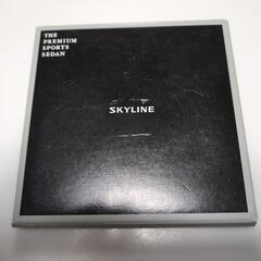 🚗SKYLINE ☝️非売品 ✌️ペアステンレスコースターの画像