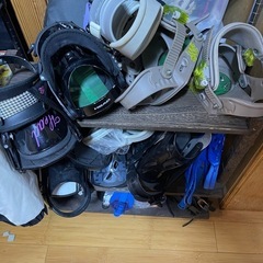 ジャンク スノーボード ビンディング全部の画像