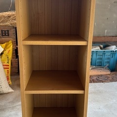 商談決定品
 木製3段カラーボックス