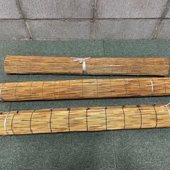 竹製 すだれ 3個セット 幅89cm×奥行193cmの画像