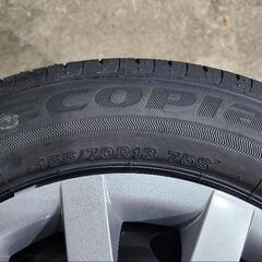 軽自動車用タイヤ（新品）ホイールセットの画像