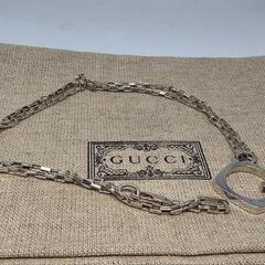 【廃盤品】GUCCI イニシャル Gロゴ ネックレスの画像