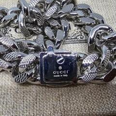 【廃盤未使用品】GUCCI スクリプト ロゴ ネックレスの画像