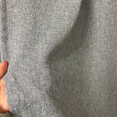【美品】【無印良品】ブルーカーテンの画像