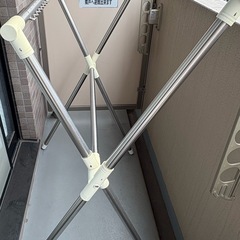 受取者決定 物干し台　折り畳み式