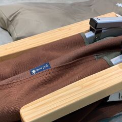 snow peak スノーピーク ローチェア30 LV-091BR 椅子 折りたたみ アウトドア キャンプ用品 オプションクッション付 リサイクルショップ 札幌 買取本舗 西野店の画像
