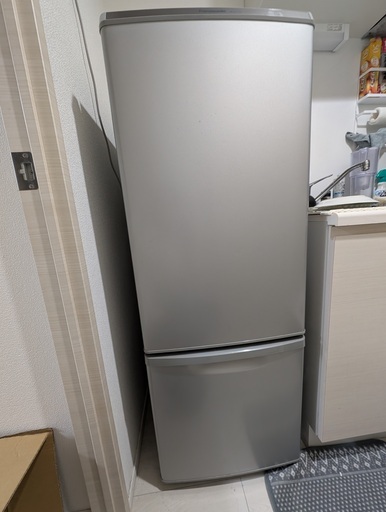 冷蔵庫Panasonic NR-B17AW-S (168L　うち冷凍室34L)