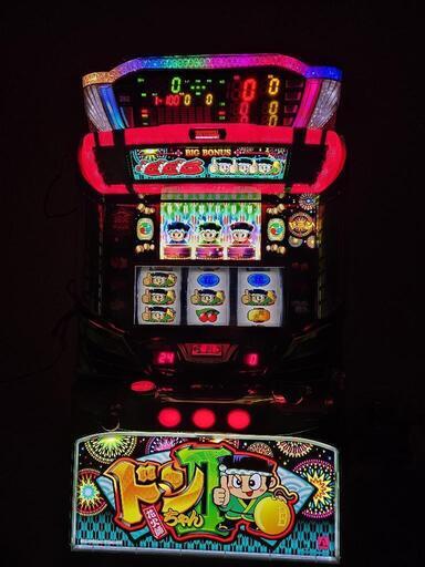 スロット、ドンちゃん2コイン不要機付き！