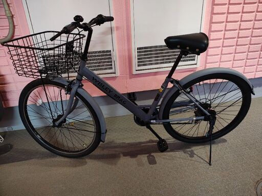 【引取先決定】サイモト自転車 27.5インチ太タイヤ 2/28購入 空気入れ付けます