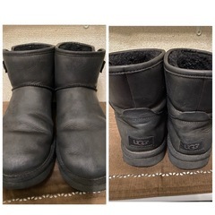 AGGメンズムートンブーツ30cmの画像