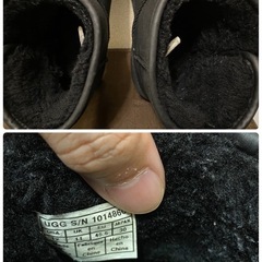 AGGメンズムートンブーツ30cmの画像