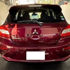 H28 三菱　ミラージュ　車検2年付き　走行少ない35,700㎞の画像