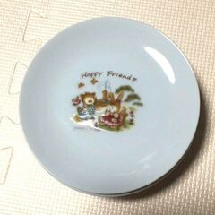 クマとウサギの食器セットの画像