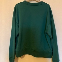 新品　ぷよぷよ　トレーナー　スウェット　緑　Lサイズの画像