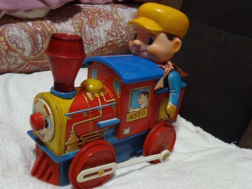 ❤️廃盤品❤️ブリキ製❤️デコちゃんポッポ❤️増田屋❤️電車　おもちゃ ❤️廃盤品❤️ブリキ製❤️デコちゃんポッポ❤️増田屋❤️電車