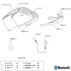 ☆哀川翔☆SAMURAI SHO/サムライ翔   VIBATY   サングラス型骨伝導ヘッドセット取扱説明書  Bluetooth搭載の画像