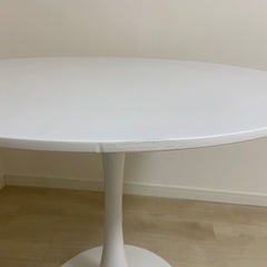 3月15日or16日のお譲り限定🙇6JOHANのSIMPLE ROUND TABLE 韓国/海外風　テーブルの画像