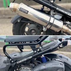 在庫処分!!最終値下げ!! 実動 ZOOMER ズーマー AF58 原付 スクーター 富山 カスタム車両 社外マフラー 社外サスペンションの画像