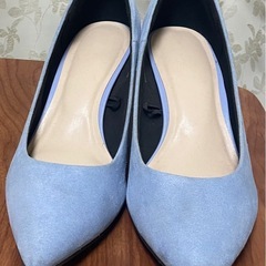 パンプス 水色