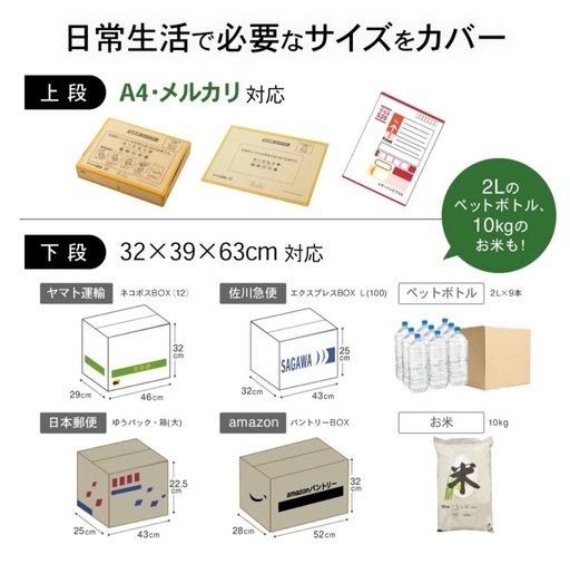 【お取引中】新品　宅配ボックス　楽天１位　定価22,000円　ポスト一体型宅配ボックス 