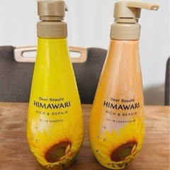【お話中です】＋ｔｍｒ プラストゥモロー モイスト シャンプー＆ヘアトリートメント　／　HIMAWARIのちから ディアボーテ リッチ＆リペア オイルインシャンプー オイルインコンディショナー　全4点セット☺️　の画像