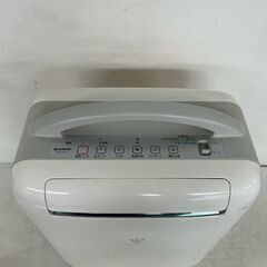 【SHARP】 シャープ 除湿機 CV-U71CH-W 2007年製 ホワイト 動作確認済 生活家電 衣類乾燥 定格6.3/7.1L 冷温風 プラズマクラスター Y1091の画像