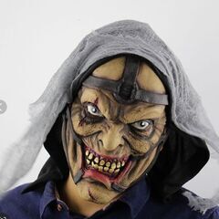 【新品】ホラー　ラバーマスク 　ゾンビ　コスプレ　パーティ　ヘッ...
