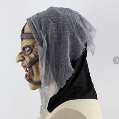 【新品】ホラー　ラバーマスク 　ゾンビ　コスプレ　パーティ　ヘッドギア　ハロウィンの画像