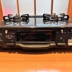 パロマ　プロパンガス用ガスコンロ　強火力左PA-39P-1L