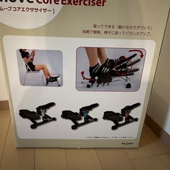 座ってエクササイザー足漕ぎの画像