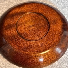 【新品未使用品】山中塗り漆器　天然木製菓子鉢の画像