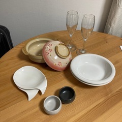 【引き取り決定】食器、鍋、グラス