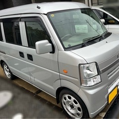 エブリィバン　ジョインターボ　4WD 5MT スモークフィルム　ナビ、ETCつき！の画像