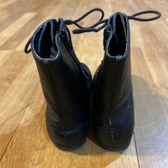 黒　キッズブーツ　20cm　袴　卒園式　の画像