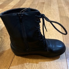 黒　キッズブーツ　20cm　袴　卒園式　の画像