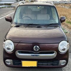 全込み29万円 後期 ８万km台 ミラココア 車検付 後期専用LEDヘッドライト 地デジTV ナビ ETC スマートキー バックカメラ 上級グレード プラスXの画像