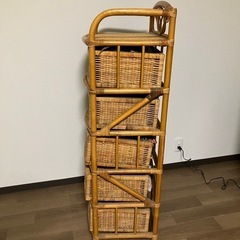 【お譲り致します】五段棚　衣類の収納などにどうぞの画像