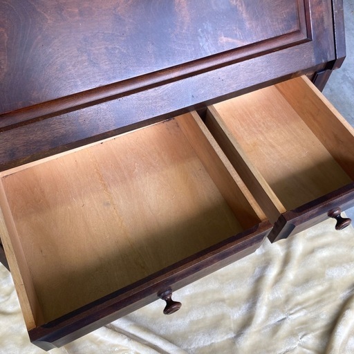 予約済み 北海道民芸家具 ライティングビューロー 学習机 勉強机