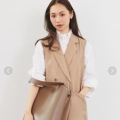 RANDEBOO  バッグ　グレージュの画像