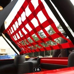 ジープラングラーロールバーネット赤の画像
