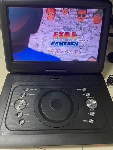 14.1インチ フルセグ付 ポータブルDVDプレーヤー KH-FDD1401
