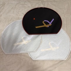 山中塗 半月膳 結び おぼん お膳の画像
