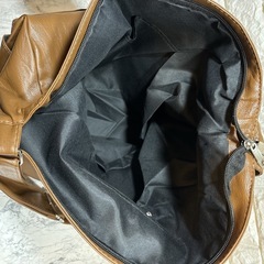 ブラウン　大容量　メッセンジャーバッグ　ショルダーバッグ　Y2K 茶色の画像