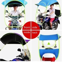 バイク用オーニングキャノピー(新品)☔️雨の画像
