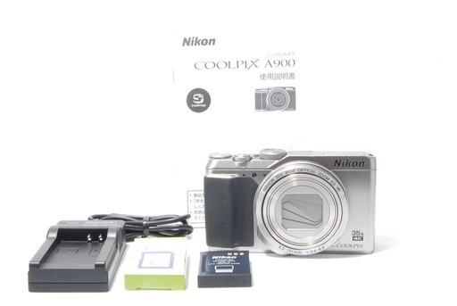 Wi-Fi搭載 Nikon COOLPIX A900 シルバー 軽量 自撮り可