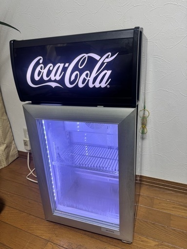 ［希少】 コカコーラ 冷蔵ショーケース ディスプレイやショーケースとして
