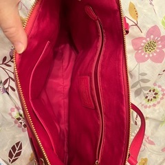 coach トートバッグ　ペブルドレザー　ピンクの画像