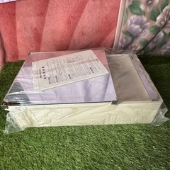 プライスダウン！！新品未使用品！TOTO化粧キャビネット！鏡付きの画像